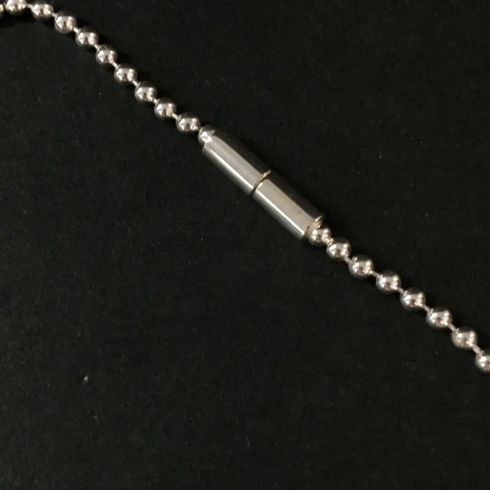 AUTH Gucci GG Pendant Necklace Choker Silver_5